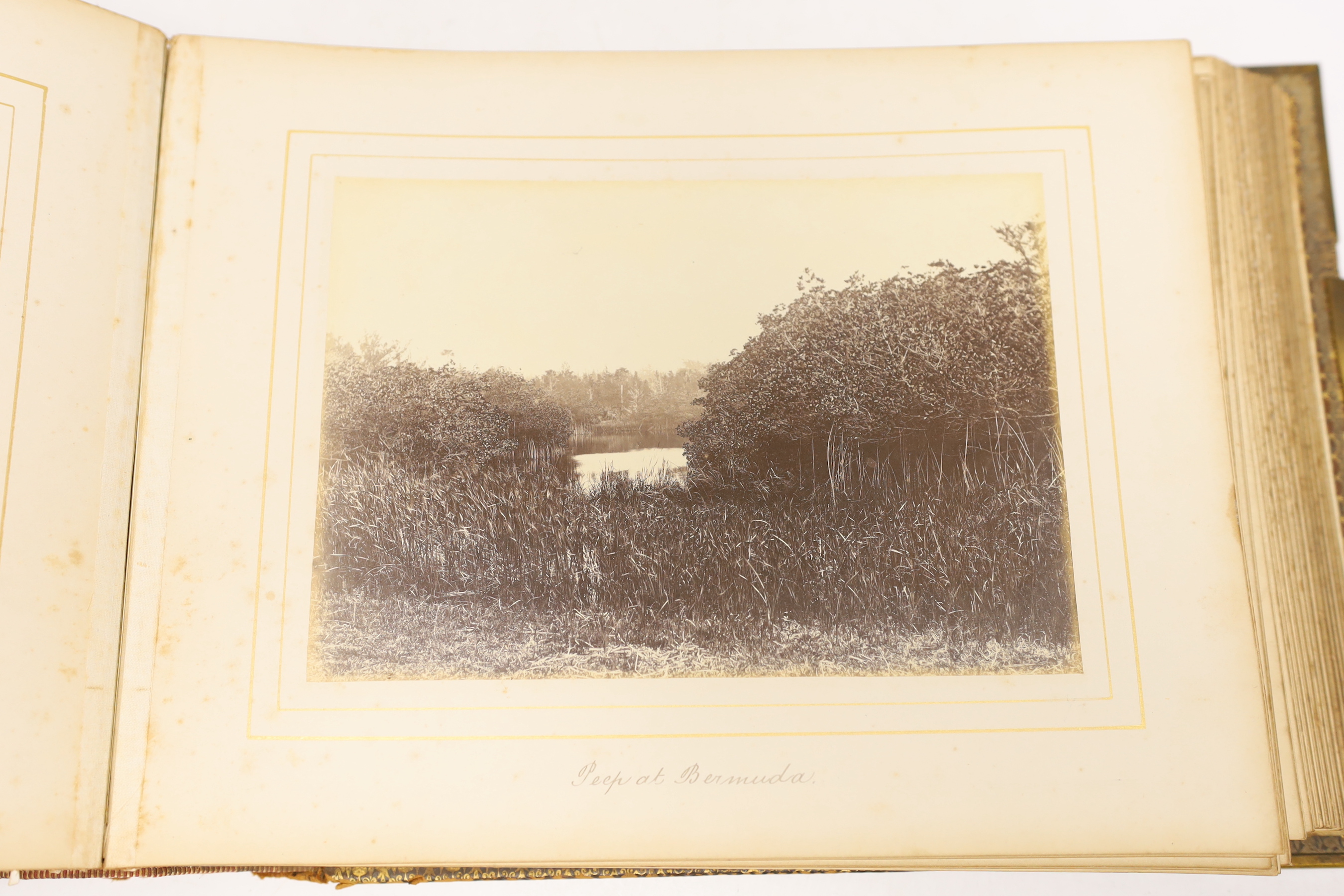 An album of photographs and ephemera relating the 1872-76 Royal Society Scientific Voyage, circa 1876, Provenance: Sotheby’s Groombridge Place sale, 15th and 16th September, 1992
